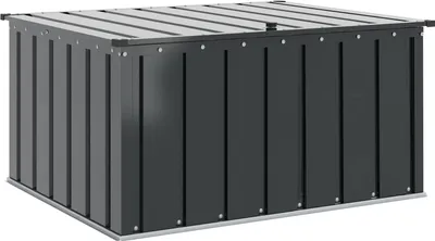 Produktbild von vidaXL Gartenlagerbox Schwarz 101 x 82 x 50 cm Stahl