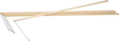 Produktbild von folia Laternenstab aus Holz Länge: 600 mm (1 Stück)