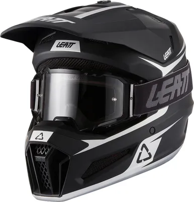 Immagine prodotto di Casco Leatt Moto 3.5 V27 per motocross, con visiera, nero opaco, taglia L (59/60)