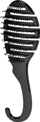 Produktbild von Flexible Haarbürste P-1032 schwarz