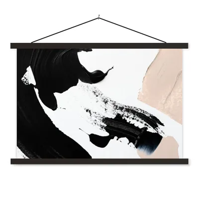 Produktbild von MuchoWow® Textilposter Farbe - Design - Abstrakt 150x100 cm mit schwarzem Rahmen - Schlafzimmer