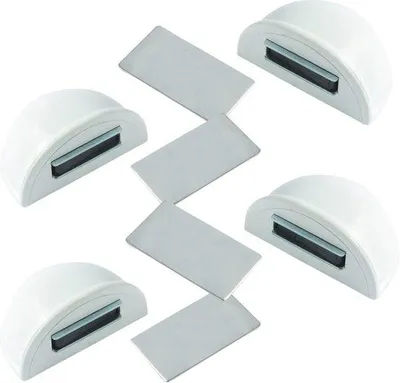 Produktbild von Magnetische Wand- und Türstopper - Selbstklebend, Set aus 4 - Wand- und Türschutz