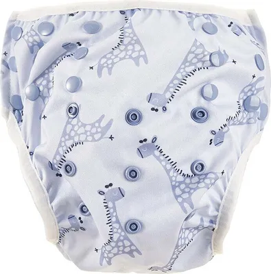 Produktbild von HappyBear Blue Giraffe Schwimmwindel