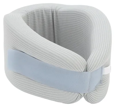 Produktbild von Halskrause, atmungsaktiv, kühl, weich, Halskrause, verstellbar, ergonomische Unterstützung für Schlaf, Büro, Arbeit, L