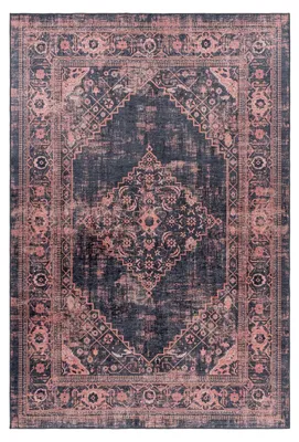Produktbild von Waschbarer Teppich Federico Läufer, Farbe: Rot, Größe:80x250 cm