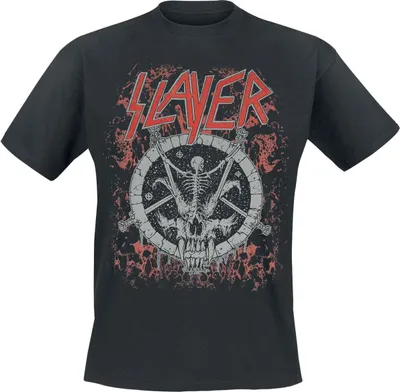 Produktbild von Slayer T-Shirt Herren Divine Skeleton schwarz M
