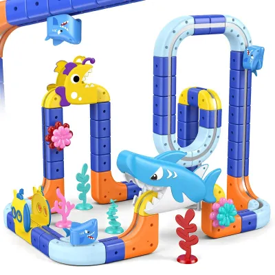 Image de Ensemble de train Track Fusion comprenant 117 pièces – Jouet pour enfants de 6 à 8 ans