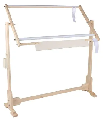 Produktbild von Bordürständer Verstellbar - Stickrahmen - Holz Fußteppichständer - 5 Höhenstufen - Tragbar - Bequem zu Benutzen - Stickrahmen