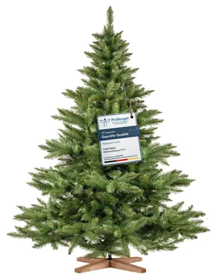 Immagine prodotto di Albero di Natale artificiale con luci - 180 cm - Aghi in PVC - Effetto Nordmann