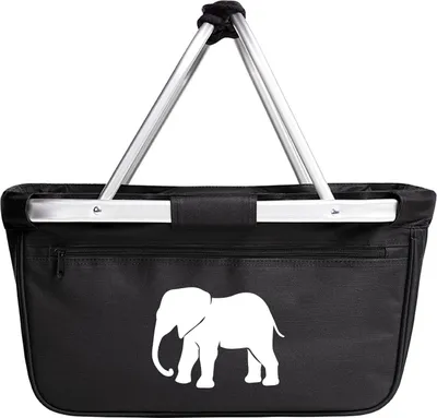 Produktbild von Huuraa Einkaufskorb Elefant Silhouette 20 Liter Black faltbarer Tragekorb Geschenkidee