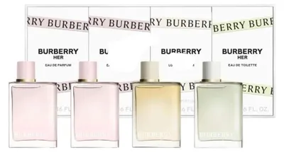 Obrázek produktu pro Sada Burberry: Burberry Her Eau de Parfum pro ženy, 2 kusy po 5 ml + Burberry Her Eau de Toilette pro ženy, 5 ml + Her London Dream Eau de Parfum pro ženy, 5 ml