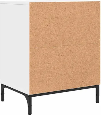 Produktbild von Nachttisch Weiß 49 x 36 x 61 cm Holzwerkstoff