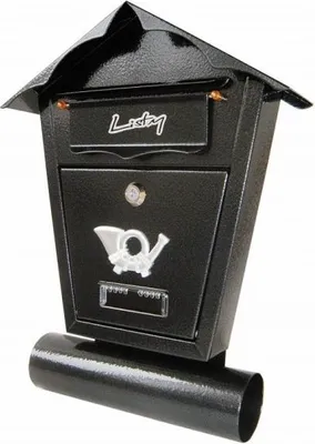 Produktbild von Briefkasten Mit Rohr Sd1T Graphit - Skl Sd1T 786