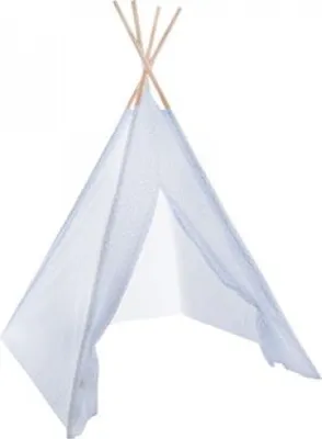 Produktbild von 'atmosphera' Tipi Kinderspielezelt Spielzelt für Kinder Zelt Deko - Höhe 160cm (Blau)