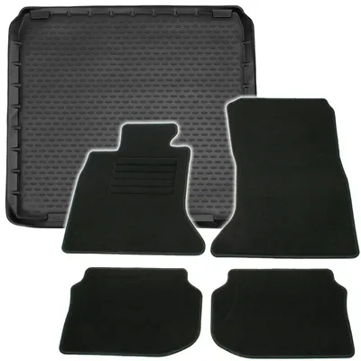 Produktbild von Gummi-Kofferraumwanne + Fußmatten Set für 5er BMW F11, Bj. 9/2010-6/2013