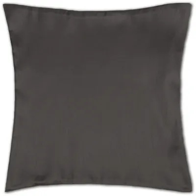 Produktbild von Kissenhülle Alessia (50x50cm) Kissenbezug Dekokissenbezug Zierkissenbezüge ohne Füllung, Farbe: Dunkelgrau
