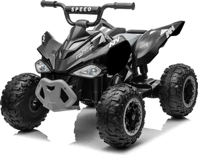 Image de FCH Enfants Quad électrique 12V 7Ah ATV, musique, MP3, phares LED Quad électrique pour enfants 3-6 ans noir