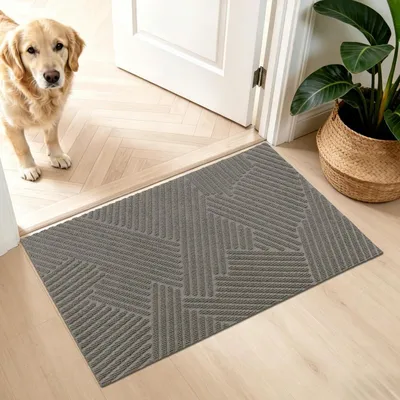 Zdjęcie produktu dla Mata antypoślizgowa do użytku wewnątrz i na zewnątrz, 50x80 cm, kolor beżowy