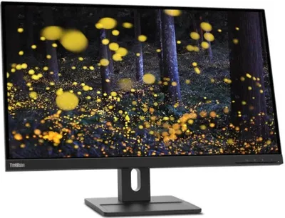 Produktbild von Lenovo ThinkVision E27q-20, 68,6 cm (27"), 2560 x 1440 Pixel, Quad HD, LED, 6 ms, Schwarz