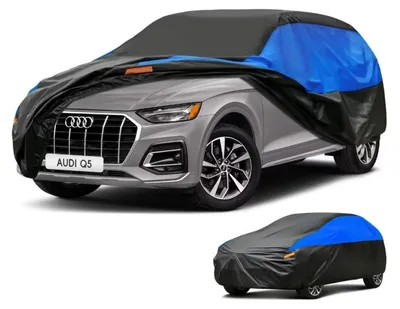 Productafbeelding van Autobeschermhoes, waterdicht en ademend, voor Audi Q5 (2008-2024), zwart of blauw