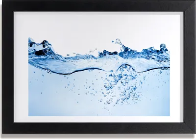 Produktbild von Bild 30x20 MDF-Rahmen, Wandkunst Wasser