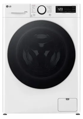 Produktbild von LG F4DR509S1W, Frontlader, Freistehend, Weiß, Links, Schwarz, Schwarz