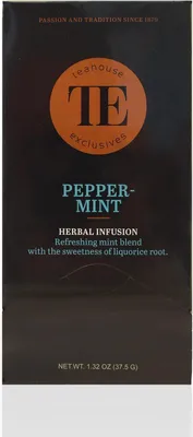 Produktbild von TE Luxury Teahouse Exclusives Peppermint Pfefferminze 15 x 2,5g Tee