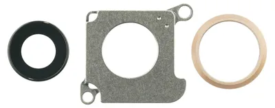 Produktbild von iPhone 8 Kameraglas Linse Scheibe + Rahmen, gold