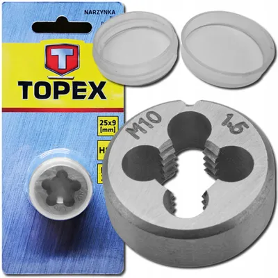 Produktbild von TOPEX Schneideisen M12 x 1.75 Wolframstahl DIN 233