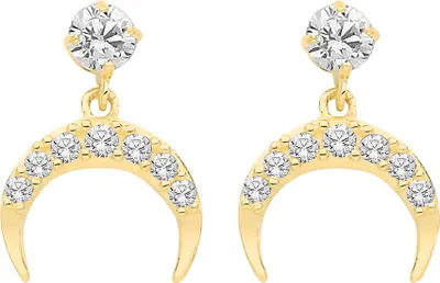 Produktbild von Exklusive 9 Karat (375) Gold Damen - Paar Ohrringe mit Zirkonia - 10mm*7mm; TRS26673