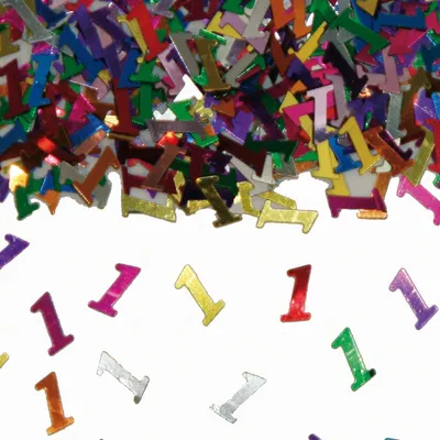Produktbild von Folat 05300, Loses Konfetti, Mehrfarbig, Anzahl, Geburtstag, 80 mm, 20 mm
