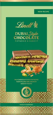 Obrázek produktu pro Lindt Dubai Style Chocolate 145g