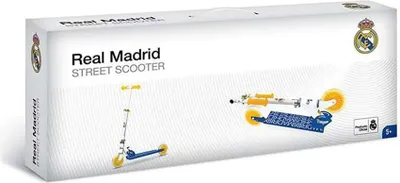 Image de Trottinette Unice Real Madrid en aluminium, 2 roues, bleu, pour enfants, bleu, taille unique