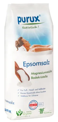 Produktbild von Epsom Salz Badesalz, Bittersalz, Magnesiumsulfat, 850g epsom salt