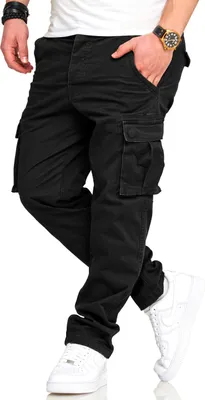 Produktbild von SOULSTAR Herren Cargohose S2SARI Herren Chino Jeans Hose Stoffhose Freizeithose