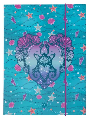Immagine prodotto di Cartellina in cartoncino con elastico A4 Coolpack Seafish - PATIO