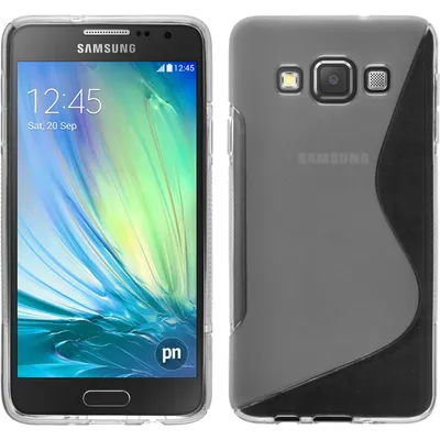 Produktbild von PhoneNatic Case kompatibel mit Samsung Galaxy A3 (A300) - clear Silikon Hülle S-Style + 2 Schutzfolien