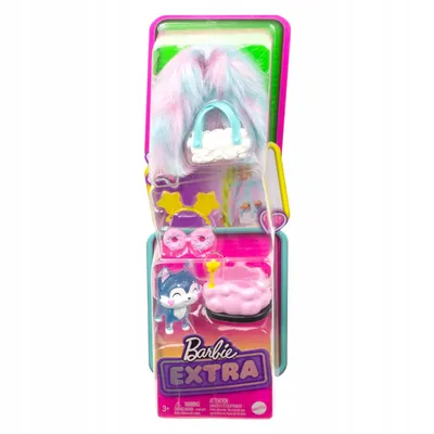 Zdjęcie produktu dla MATTEL Barbie Extra Zwierzątka + Ubranka HDJ38