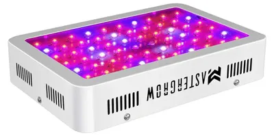 Produktbild von LED-Pflanzenlampe - Vollspektrum-Grow-Licht - Doppelchip 800 W - Für Wachstums- und Blütephase - 410–730 nm - Für Indoor-Anbau