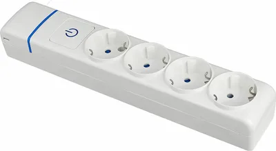 Produktbild von Steckdosenleiste mit 4 Steckdosen mit Schalter Solera 8004pil 250 V 16 A