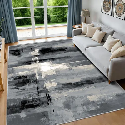 Obrázok produktu pre Abstraktný koberec do obývačky, 120 x 160 cm