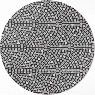 Produktbild von Steinmuster feines Mosaik – Vinyl Küchenteppich – fi 50cm – Rutschfest, pflegeleicht & langlebig