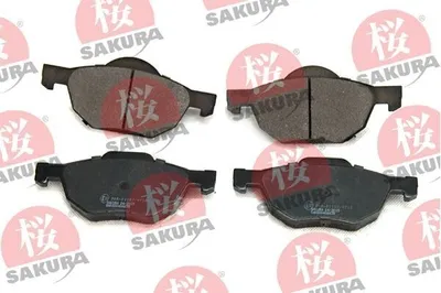 Produktbild von SAKURA Bremsbeläge Satz Vorne Bremsklötze für HONDA Accord VII Limousine (CL, CN) 600-40-6638