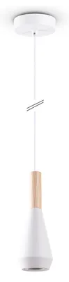 Produktbild von Pendelleuchte Esstisch Lampe Küche Wohnzimmer Lampenschirm Stahl Holz GU10