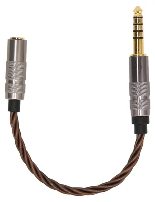 Immagine prodotto di Cavo stereo da 4,4 mm a 3,5 mm, con connettori placcati in oro, adattatore portatile per gli amanti della musica