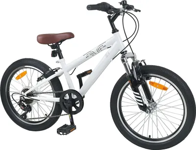 Produktbild von vidaXL Mountainbike 20 Zoll 6-Geschwindigkeit für 5-8 Jahre alt Weiß