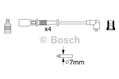 Produktbild von Bosch Zündleitungssatz  0 986 356 754
