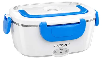 Produktbild von Avizar, Elektrischer Warmhaltebehälter 1,5 L mit Edelstahl-Innenschale, Blau