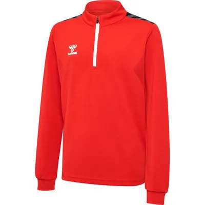 Image de Hummel hmlAUTHENTIC HALF ZIP SWEAT KIDS - true red, Taille:116