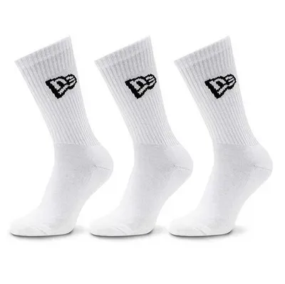 Obrázok produktu pre Ponožky New Era Flag crew 3pack White Uni - 39-42